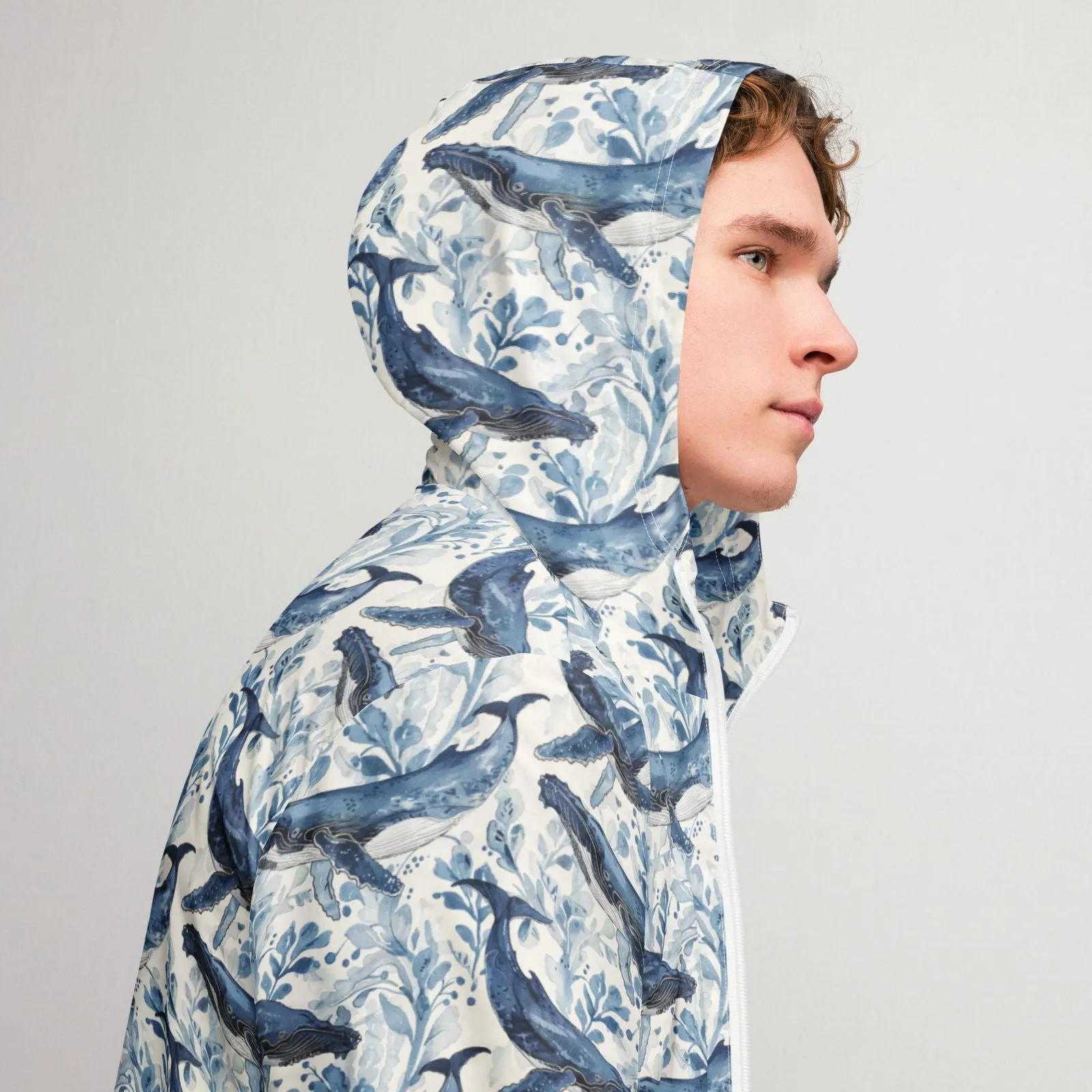 Humpback Whale Song Men's Windbreaker