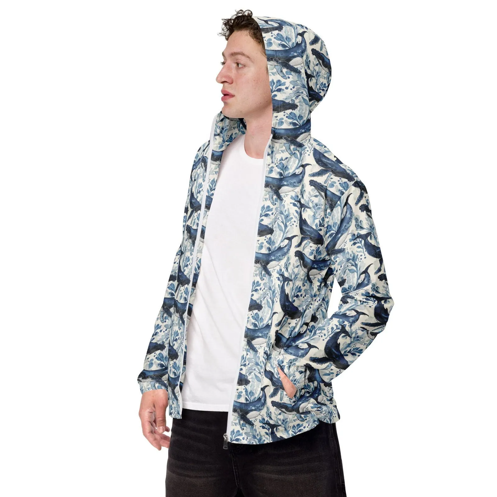 Humpback Whale Song Men's Windbreaker