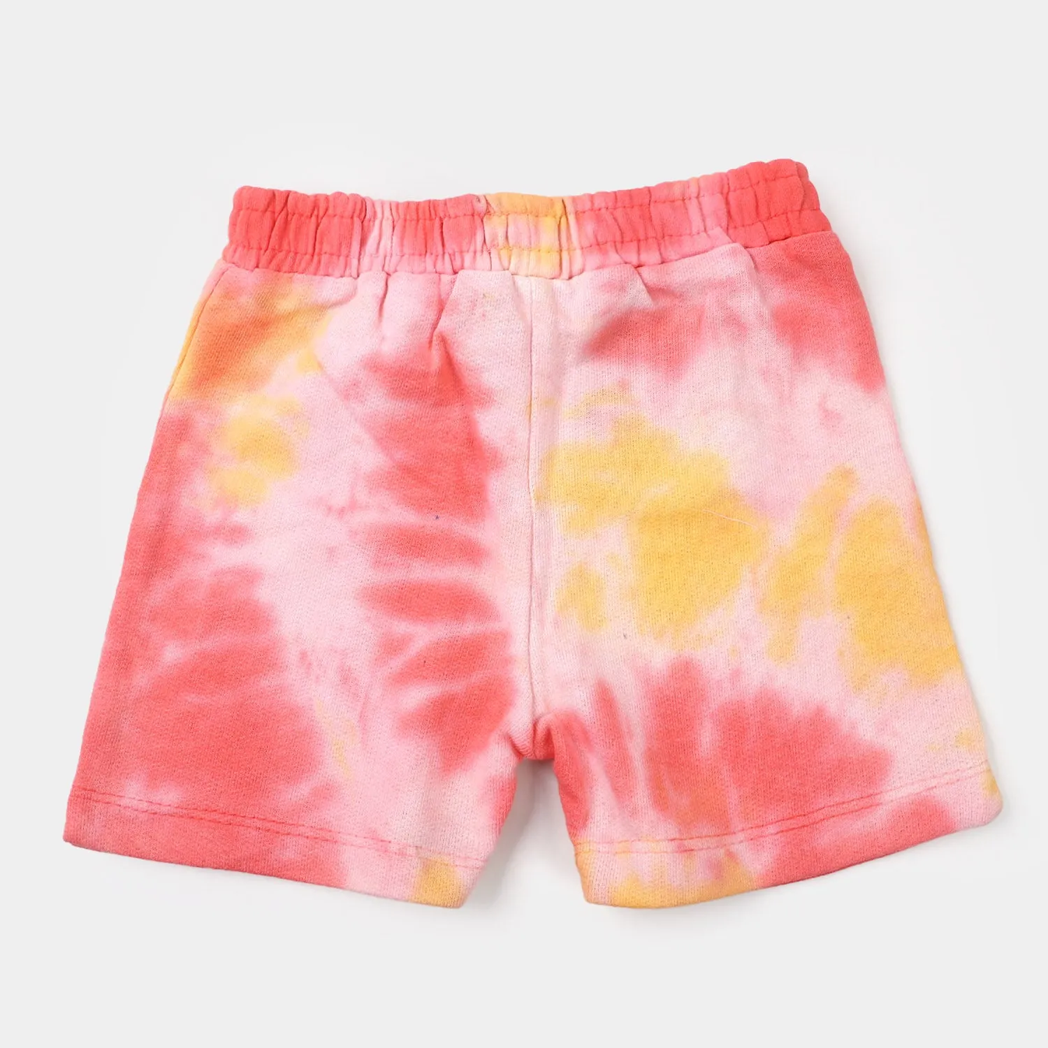 Infant Girls Knitted Short Random Tie Dye- Mix.