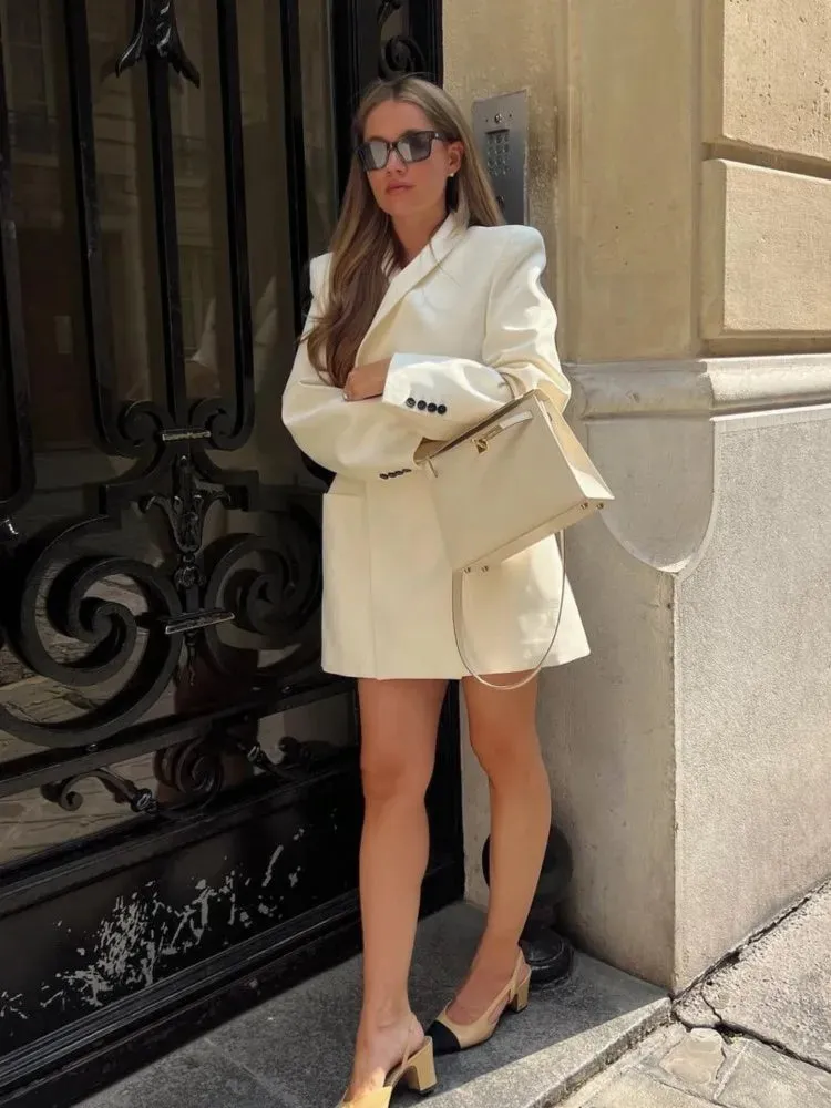 Ingrid | Elegant White Coat