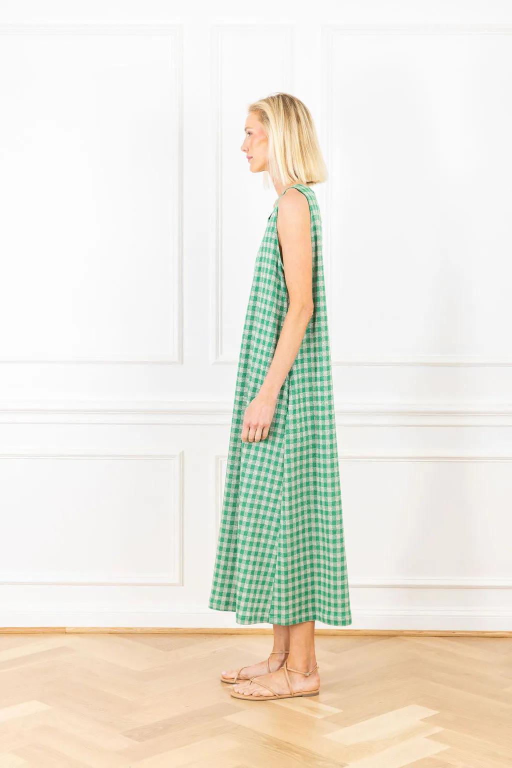 Island Knit Maxi A-line Dress