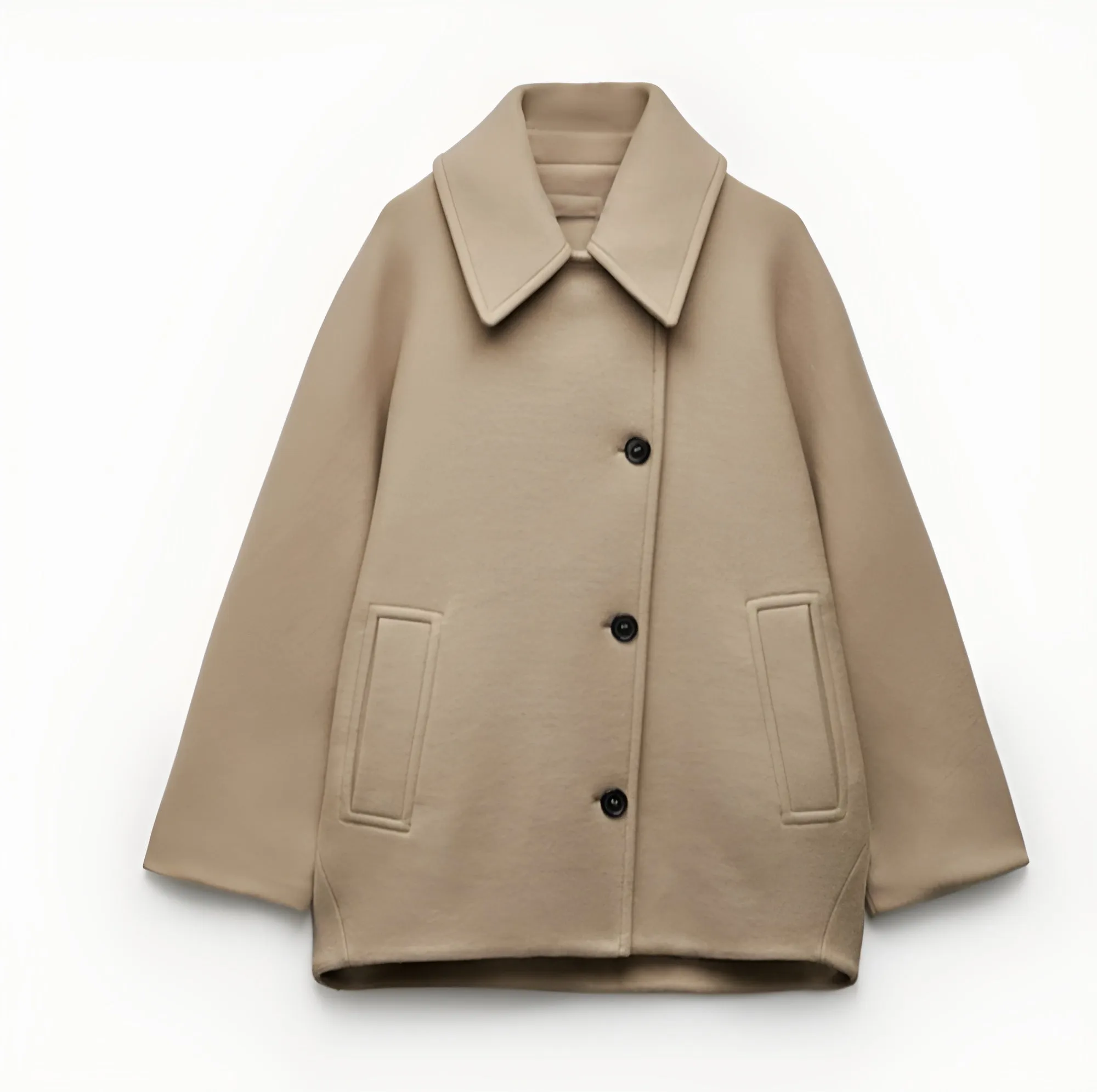 Karin Oversized Woolen Jacket
