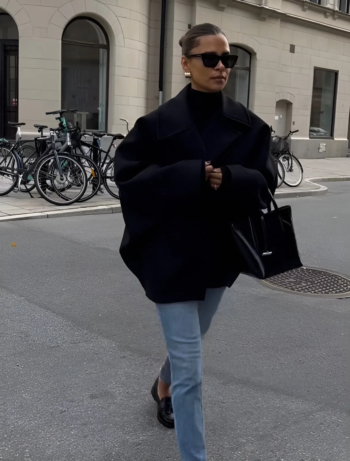 Karin Oversized Woolen Jacket