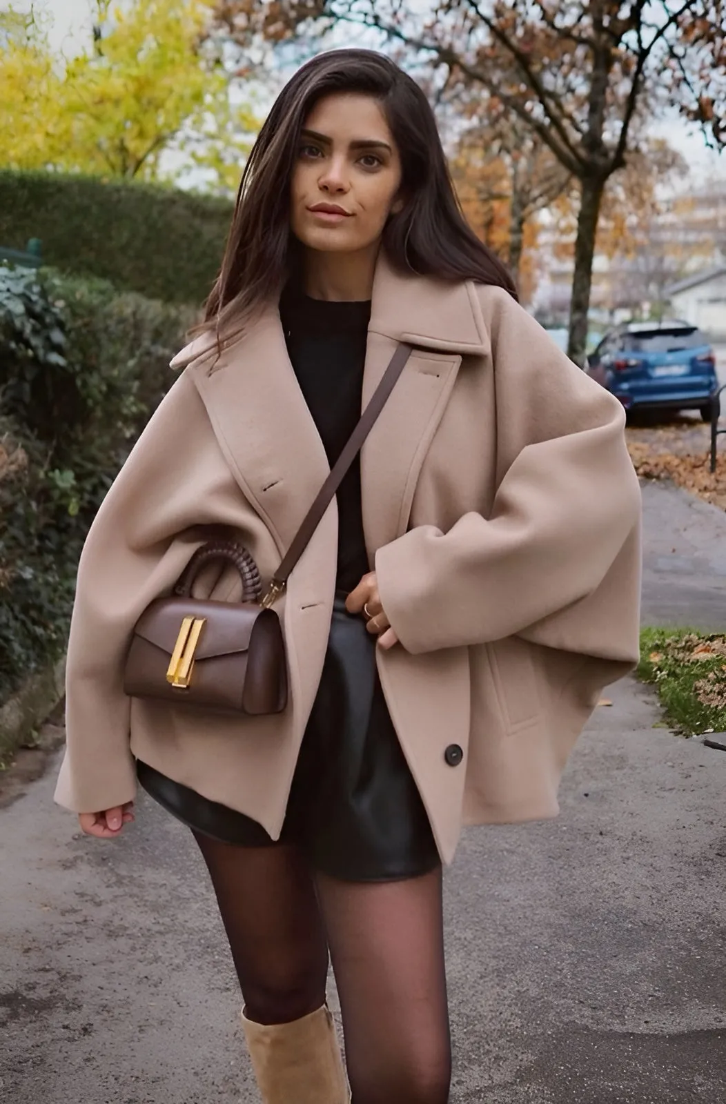 Karin Oversized Woolen Jacket