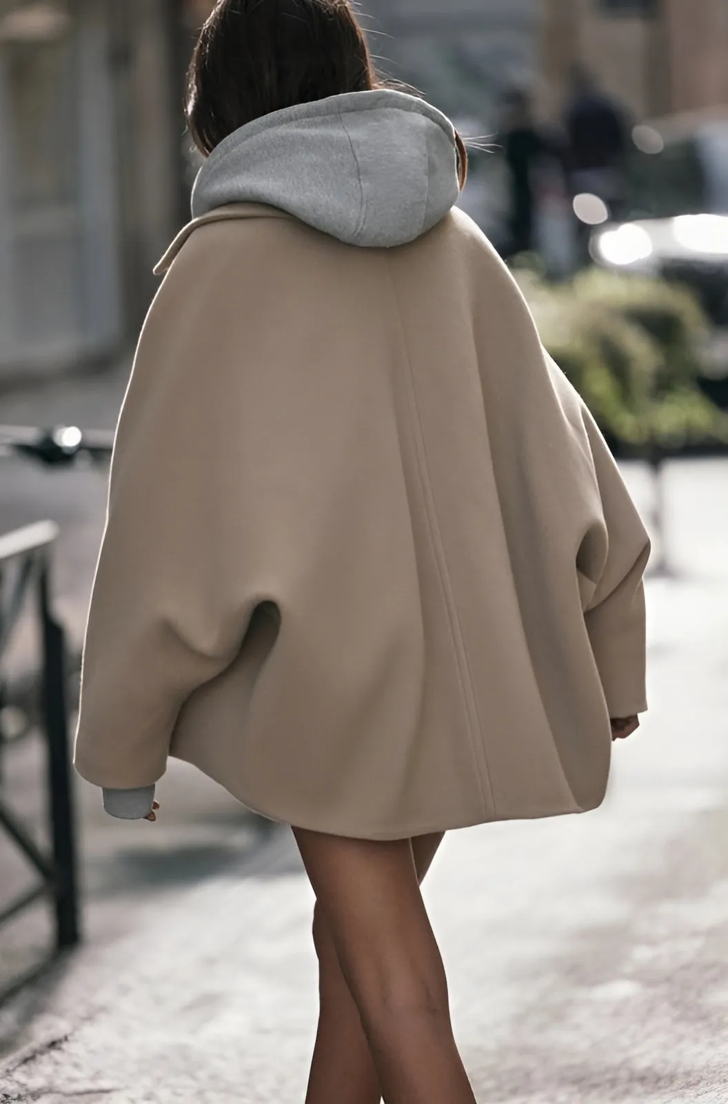 Karin Oversized Woolen Jacket