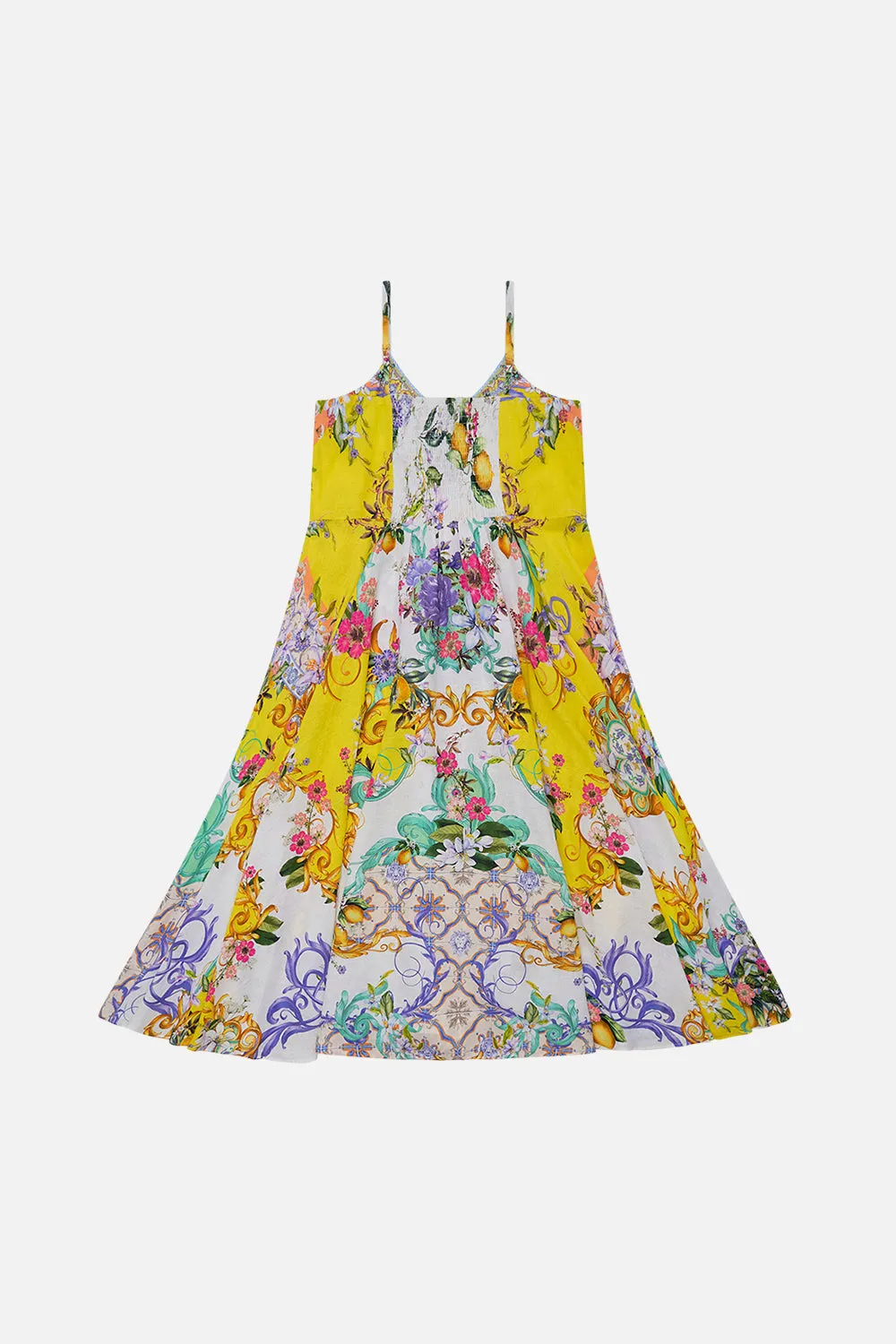KIDS TIE FRONT MAXI DRESS 12-14 CATERINA SPRITZ