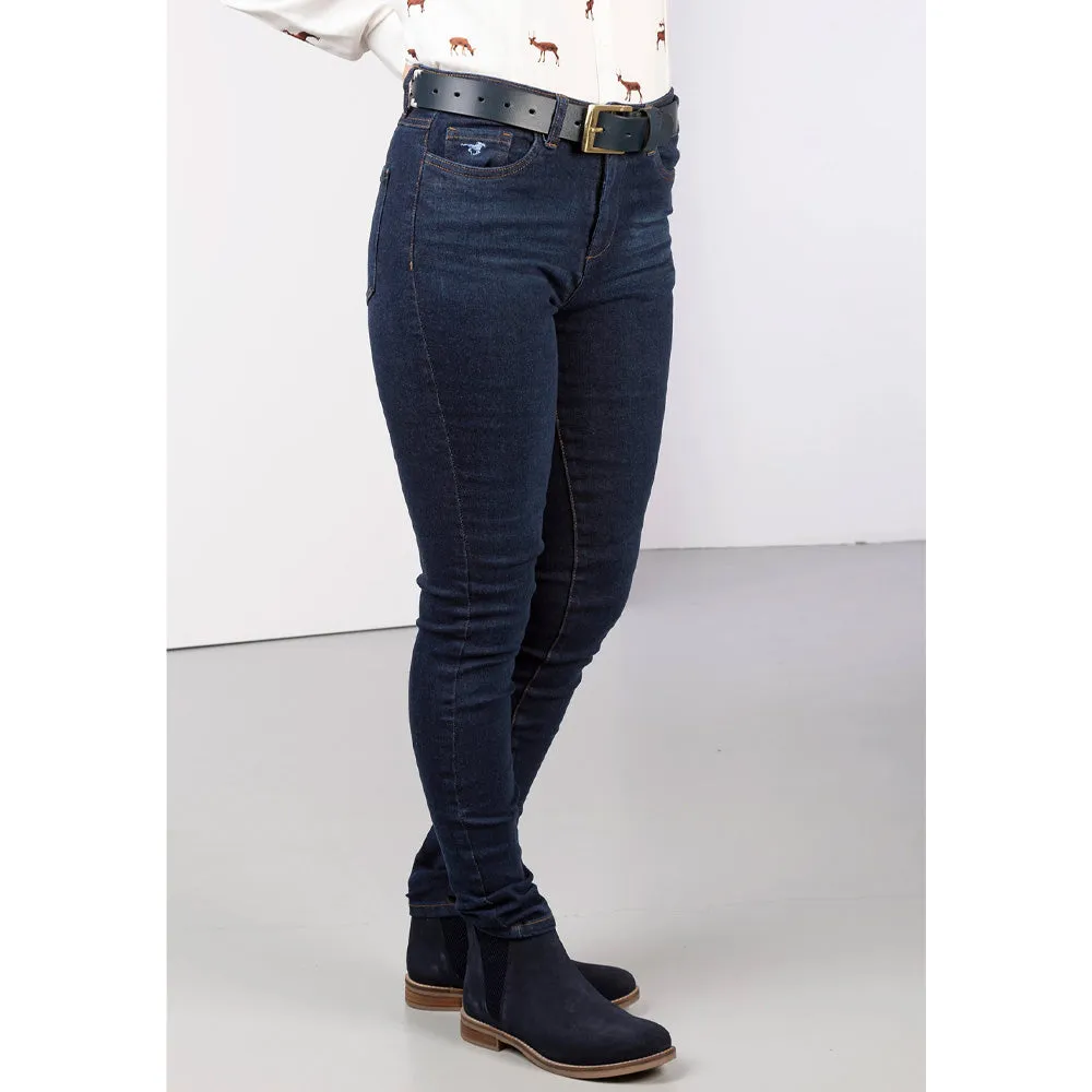 Ladies Embroidered Jeans