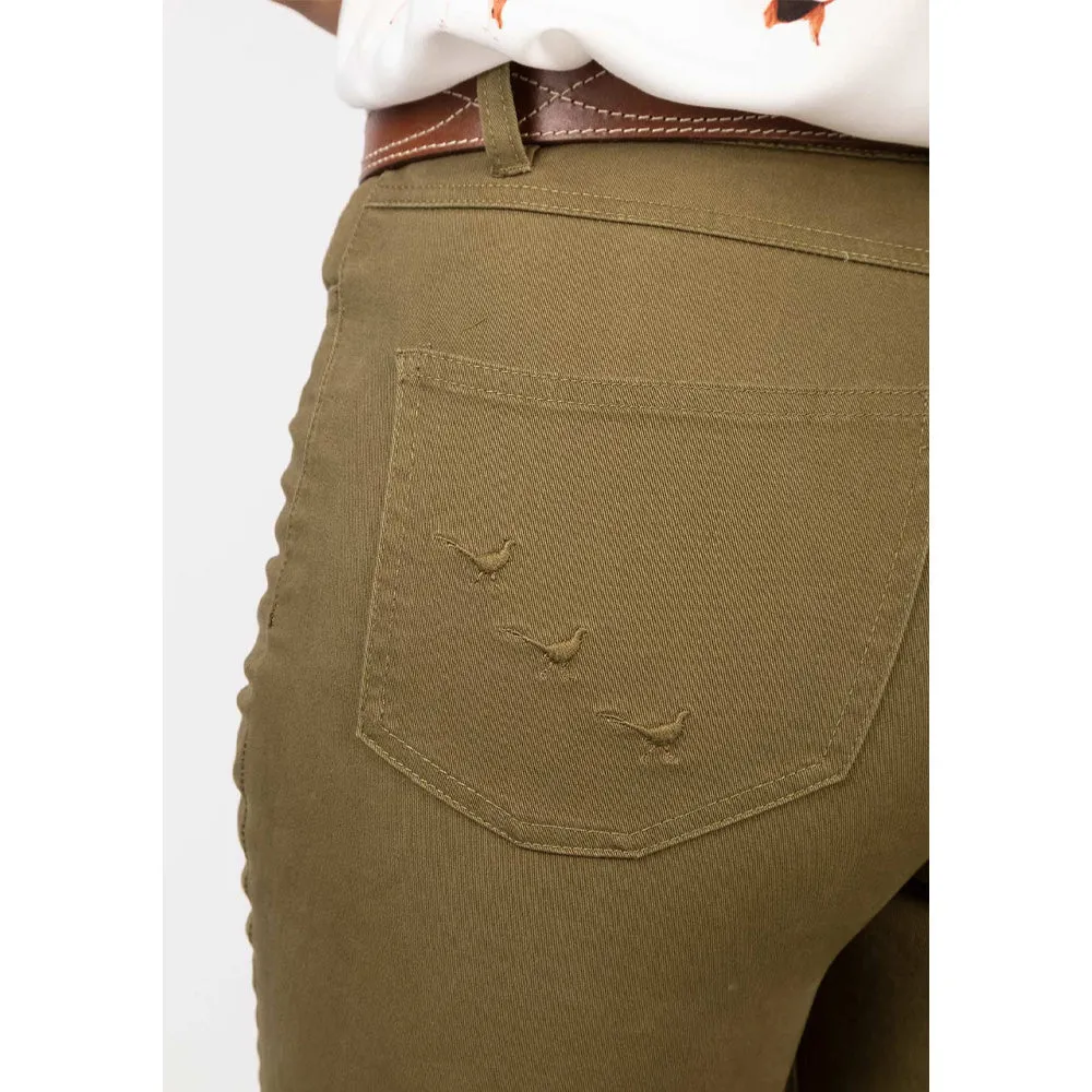 Ladies Embroidered Jeans