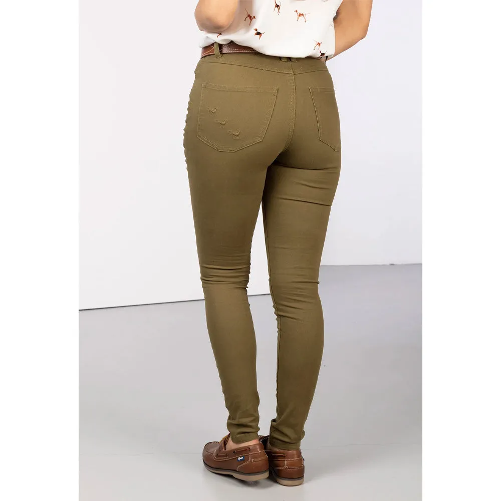 Ladies Embroidered Jeans