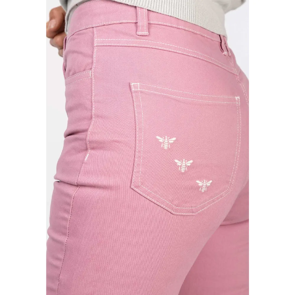 Ladies Embroidered Jeans