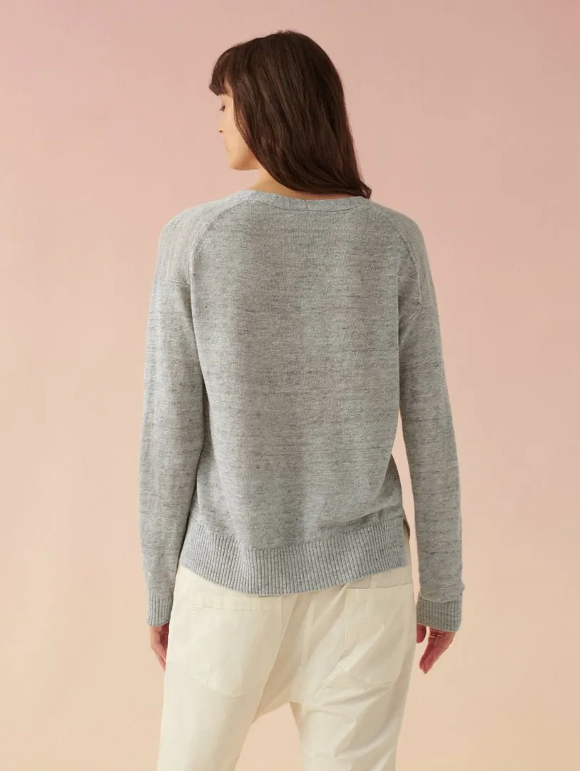 Linen Easy V Neck