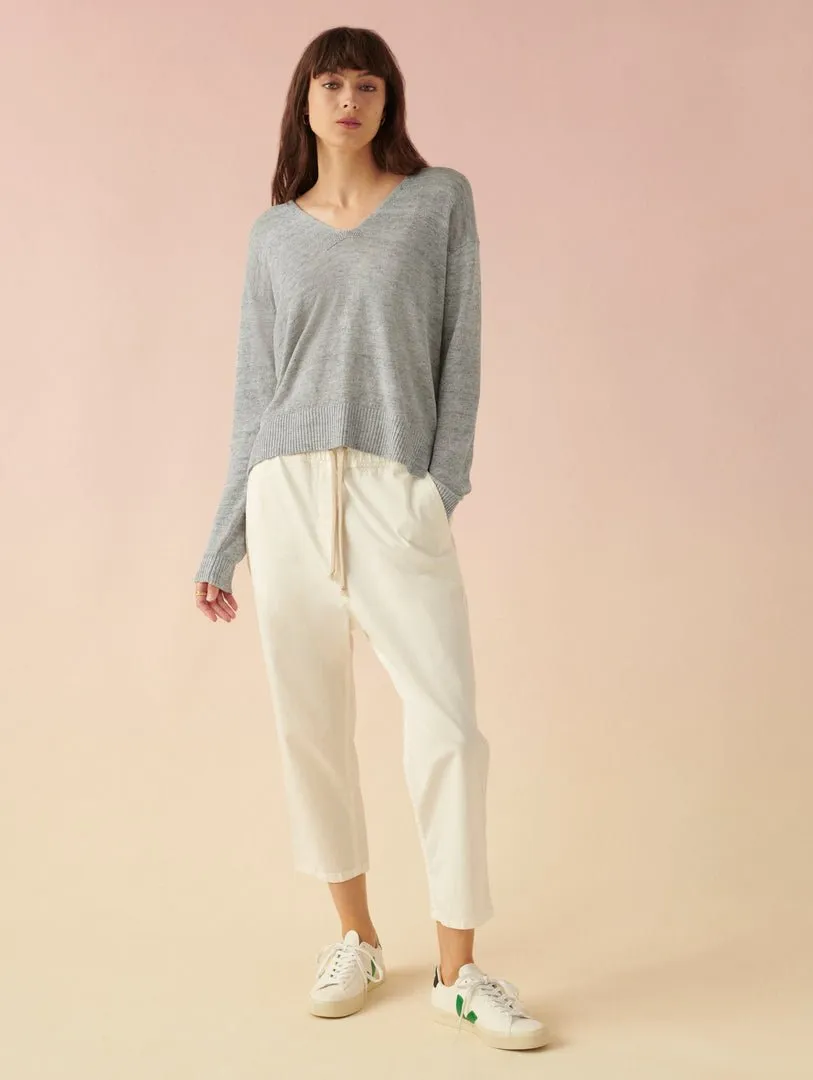 Linen Easy V Neck