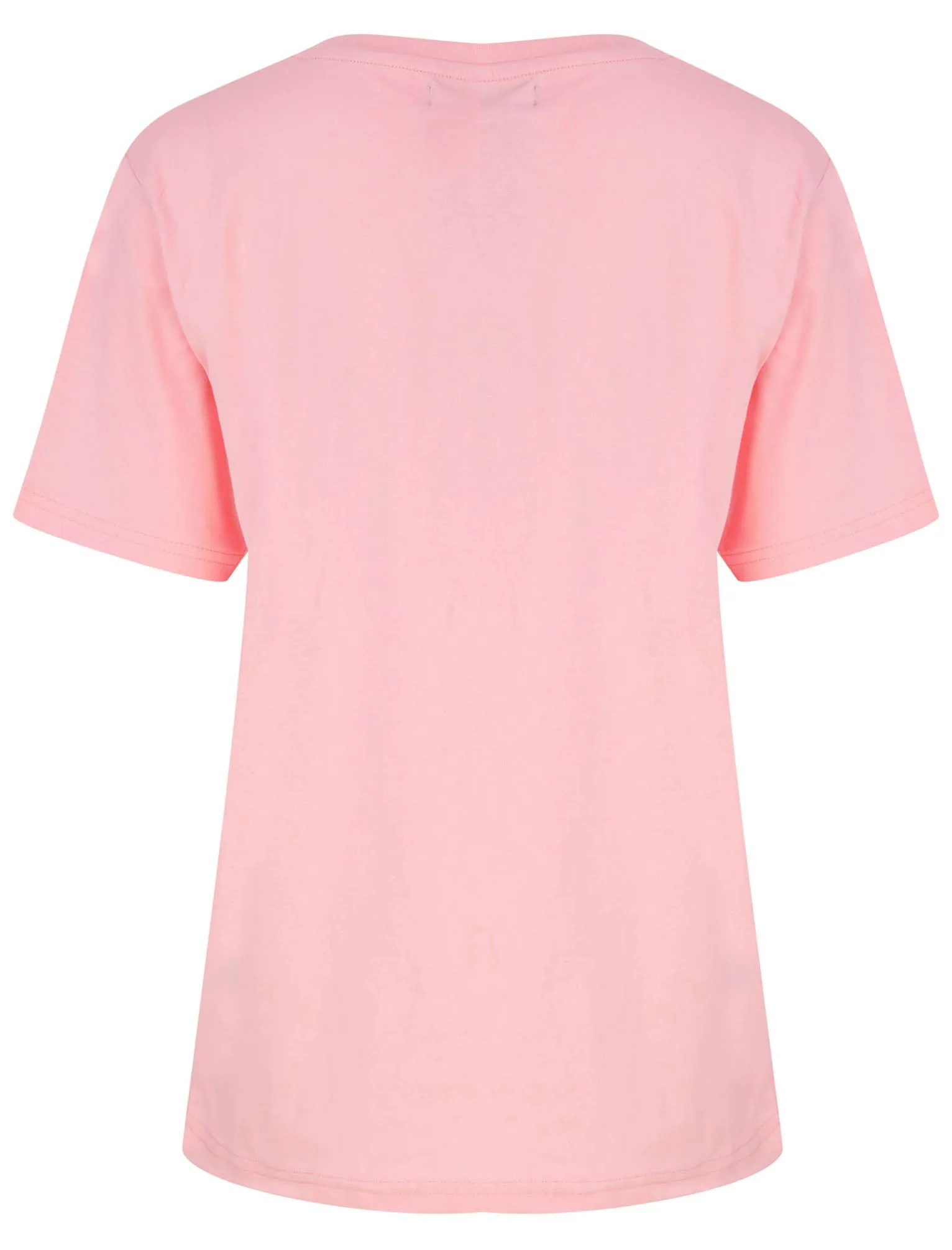 Love Wins Motif Cotton Jersey T-Shirt in Candy Pink - Weekend Vibes