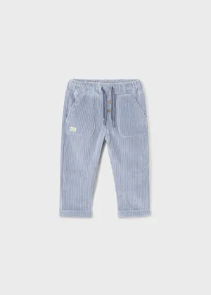 Mayoral Baby Corduroy Jogger Pants in Glacier