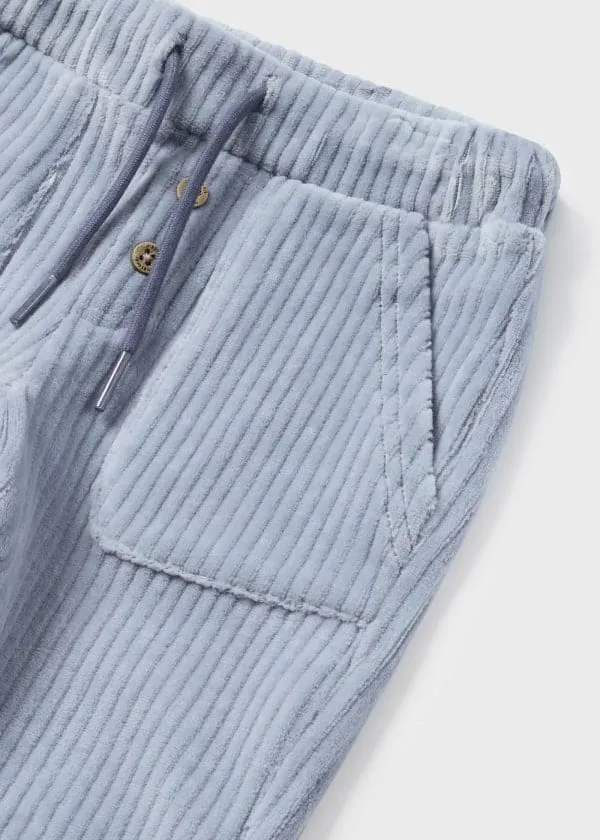 Mayoral Baby Corduroy Jogger Pants in Glacier
