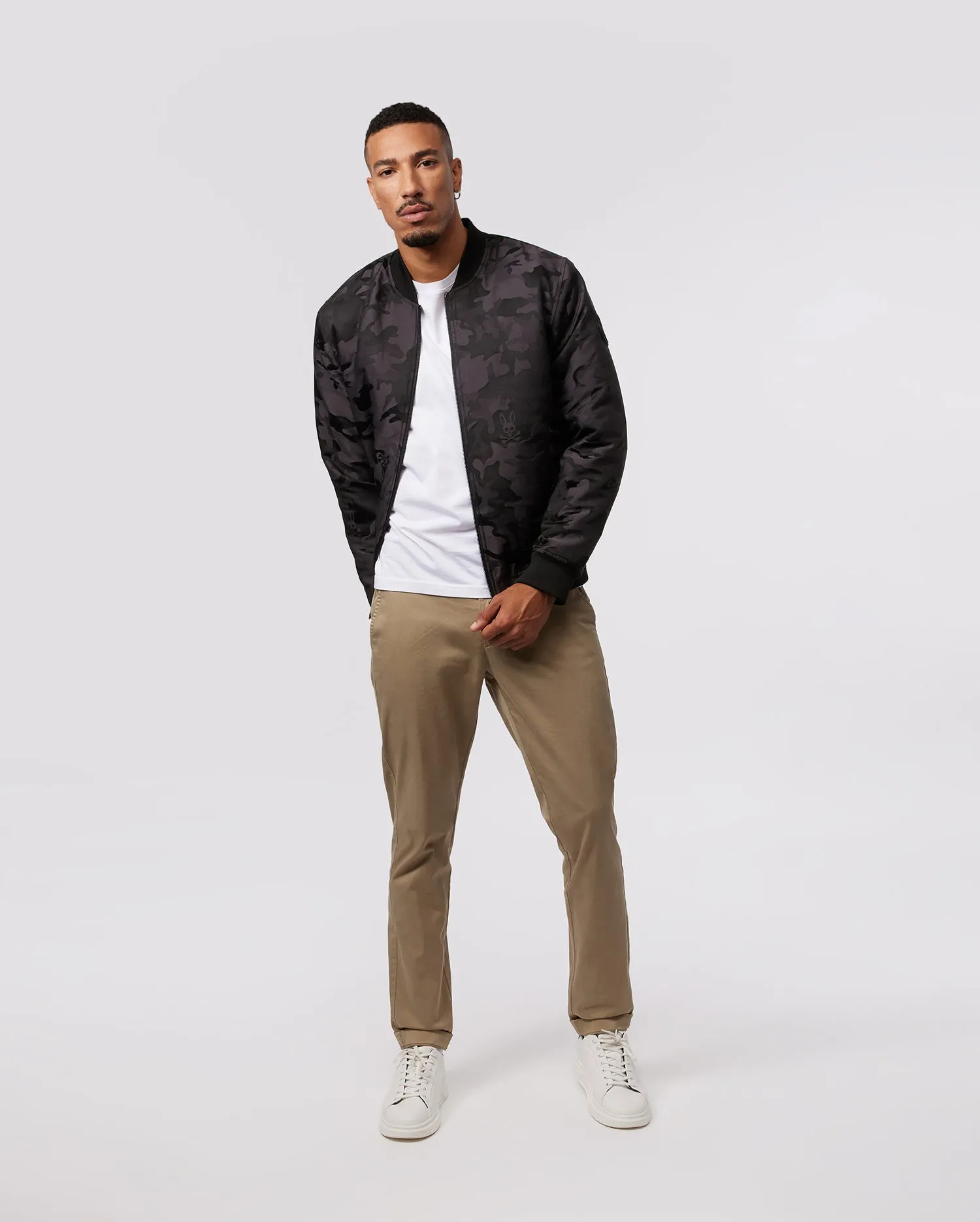 MENS NELSON JACQUARD BOMBER JACKET - B6J382Z1OW