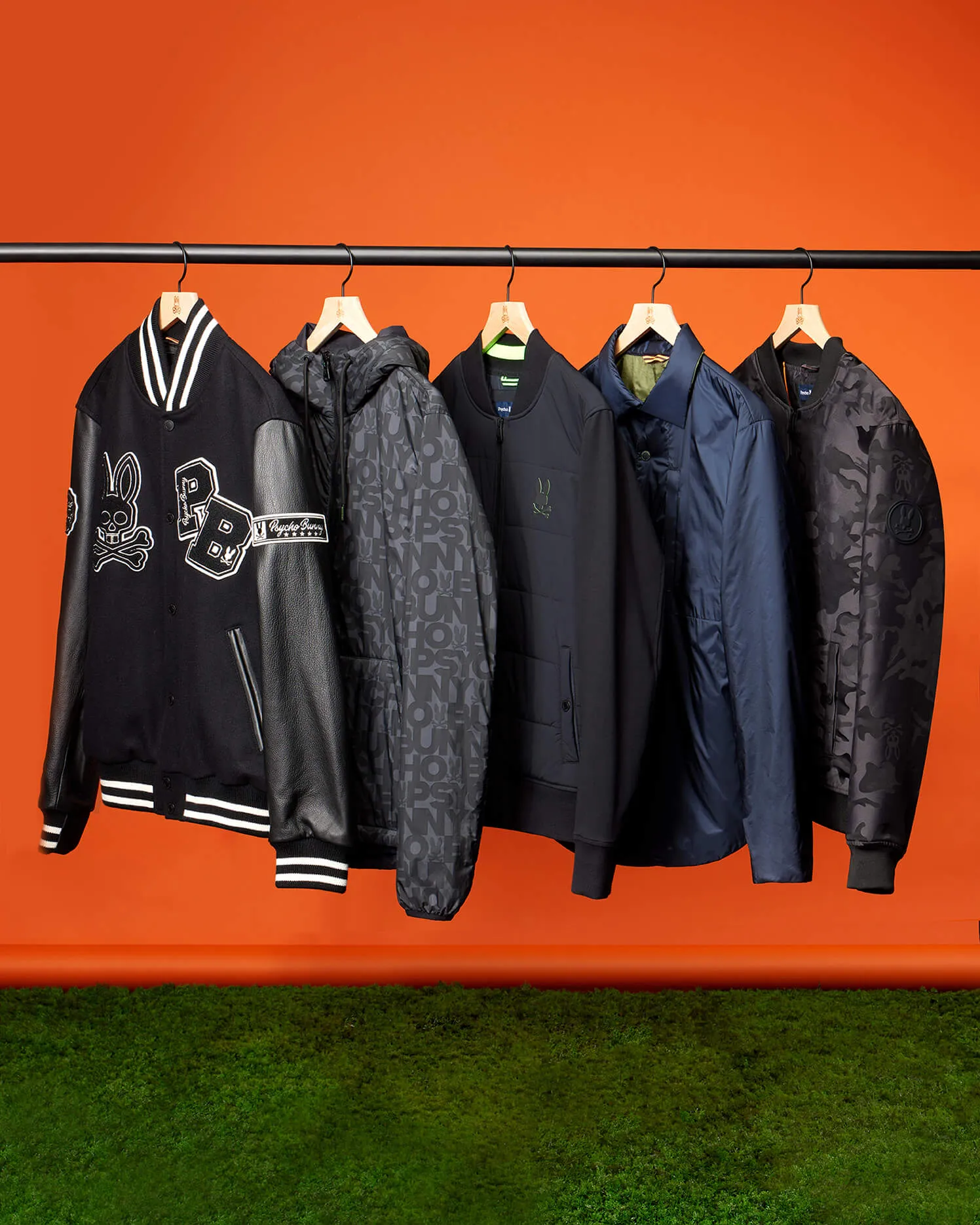 MENS NELSON JACQUARD BOMBER JACKET - B6J382Z1OW