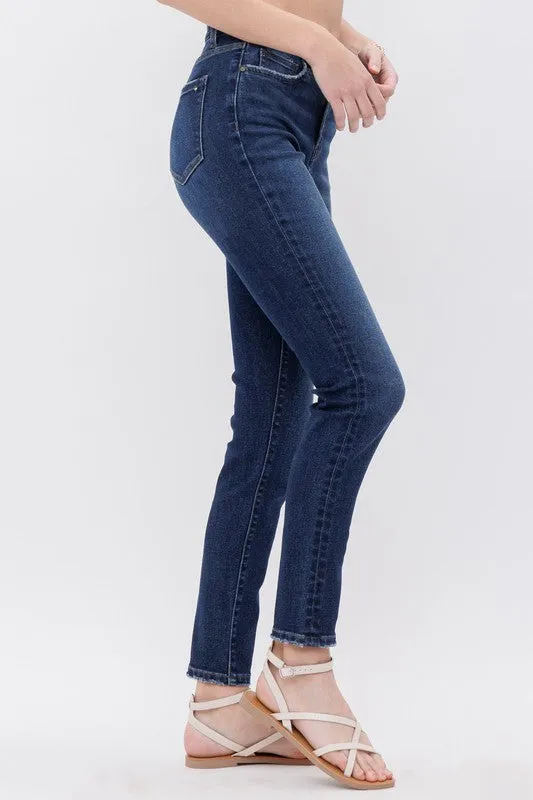 Mica Denim High Rise Ankle Skinny With Seamless Waistband