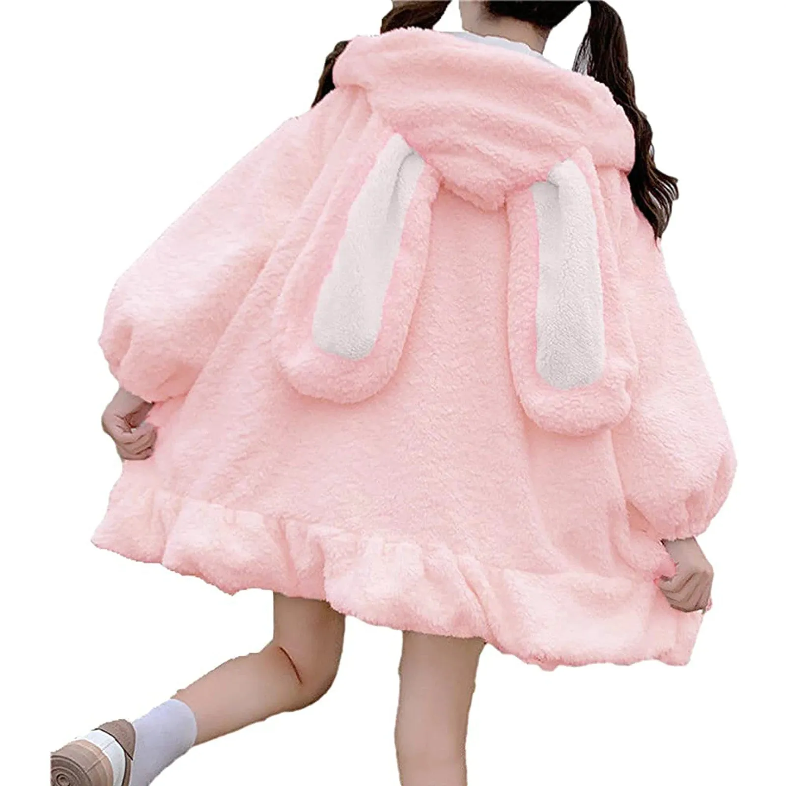 Oversized Fluffy Bunny Jacket