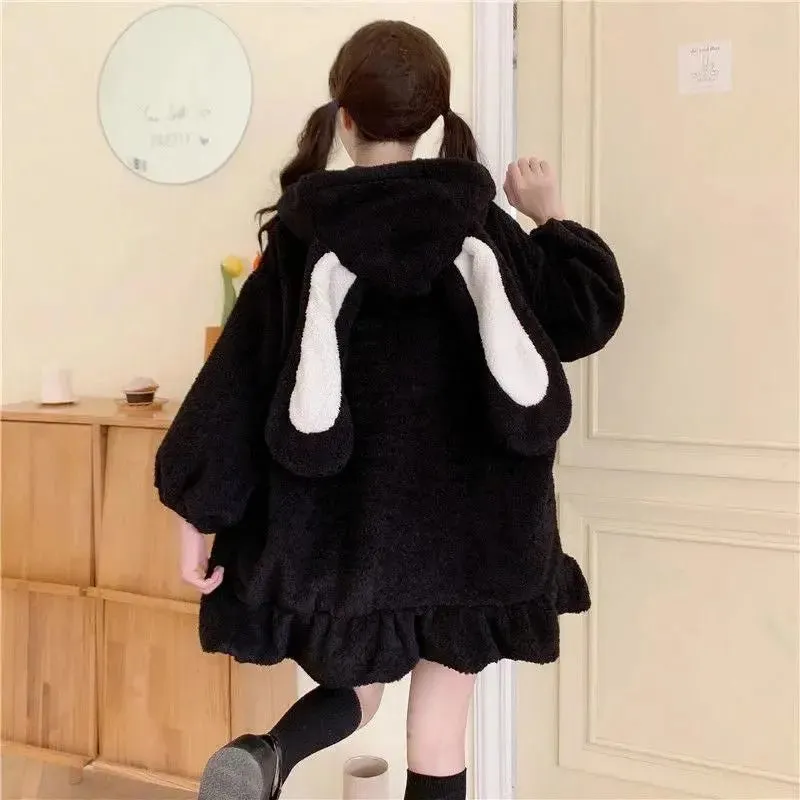 Oversized Fluffy Bunny Jacket