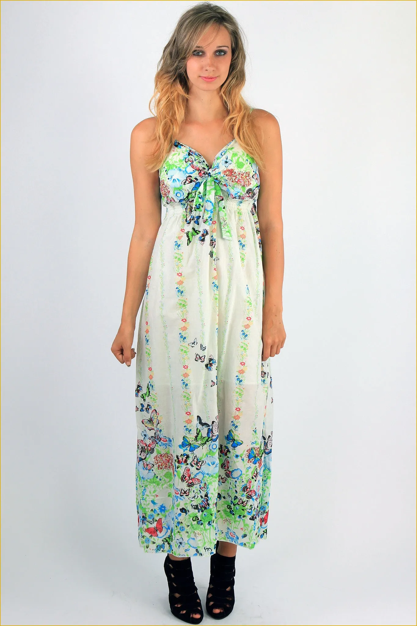 Padded Maxi Sundress