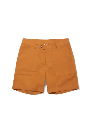 Patch Pocket Shorts 7 Inch Ginger