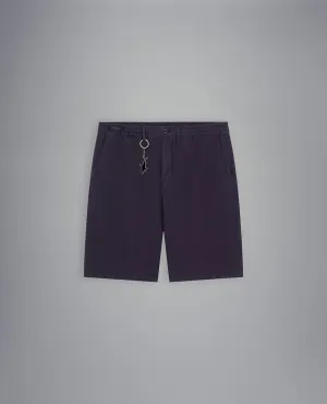 PAUL&SHARK Linen Drawstring Short NAVY