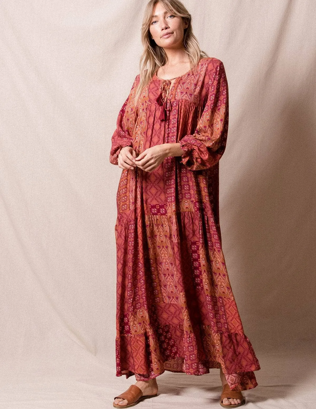 Penelope Maxi Dress - Relaxed Fit - Small Only