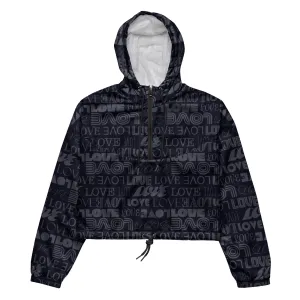 Plum Love Women’s cropped windbreaker