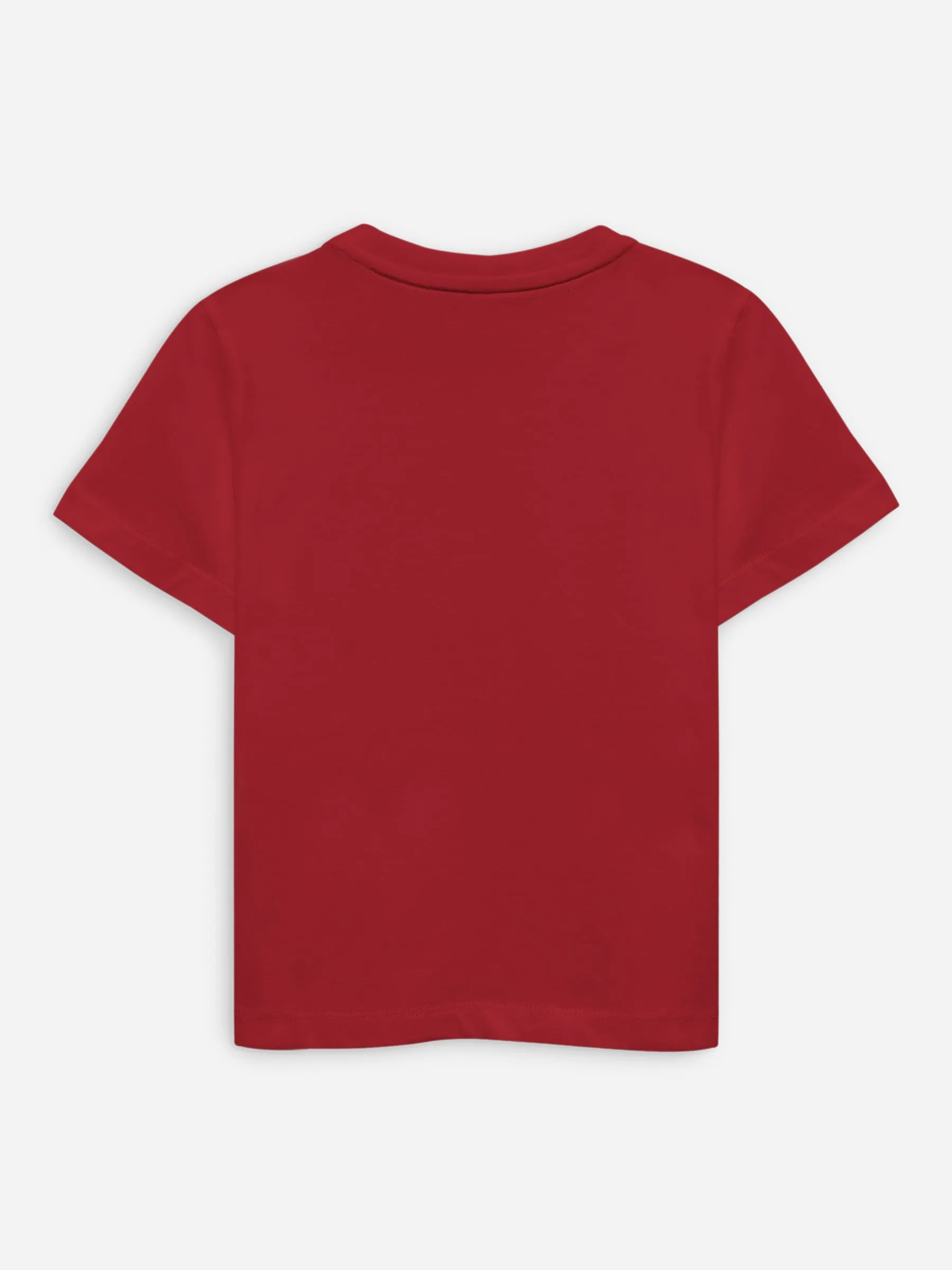 Red 100% Cotton Casual Tee
