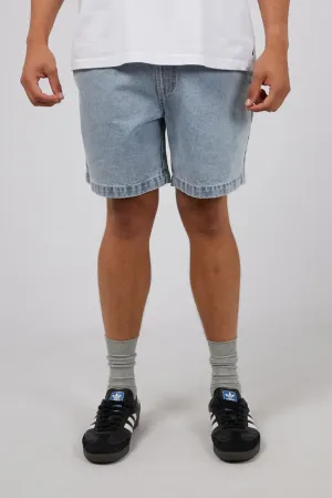 Rider Denim Short Bleach Blue