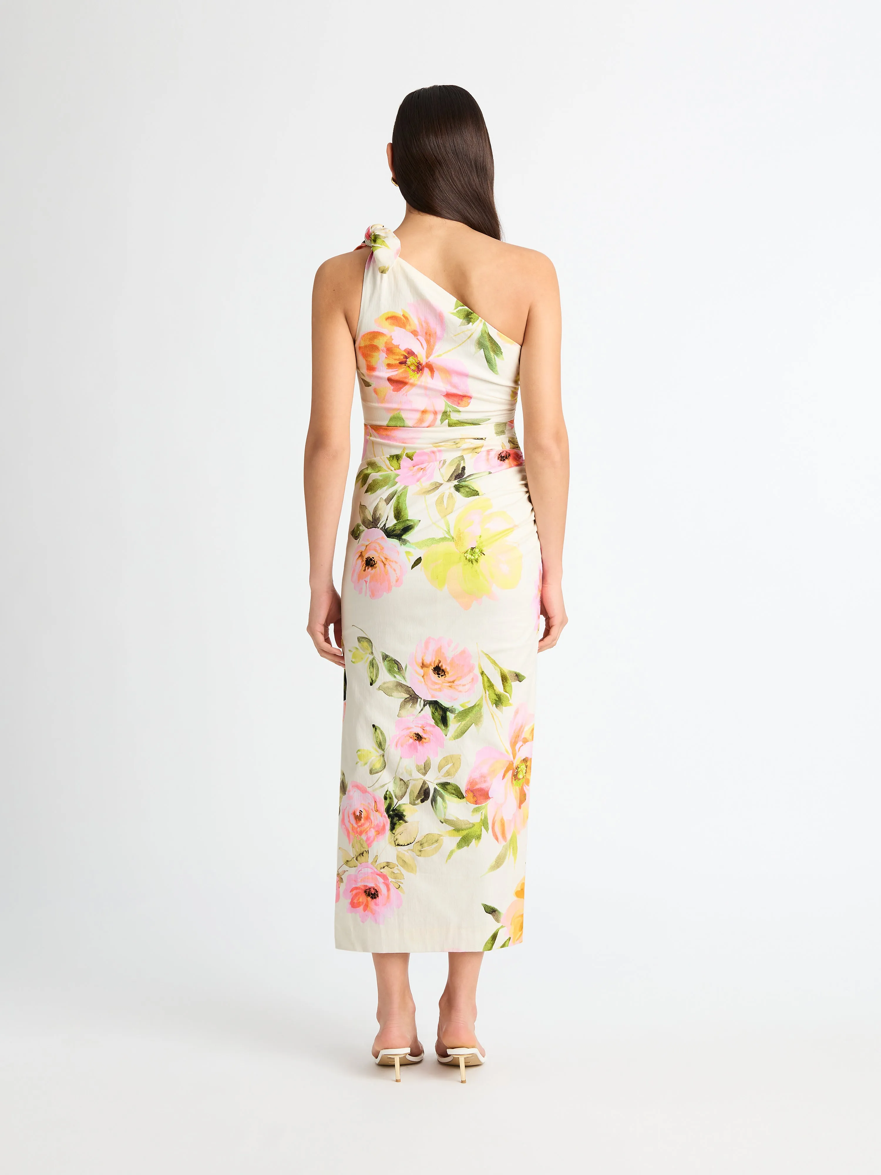 ROSA FLORAL MIDI DRESS
