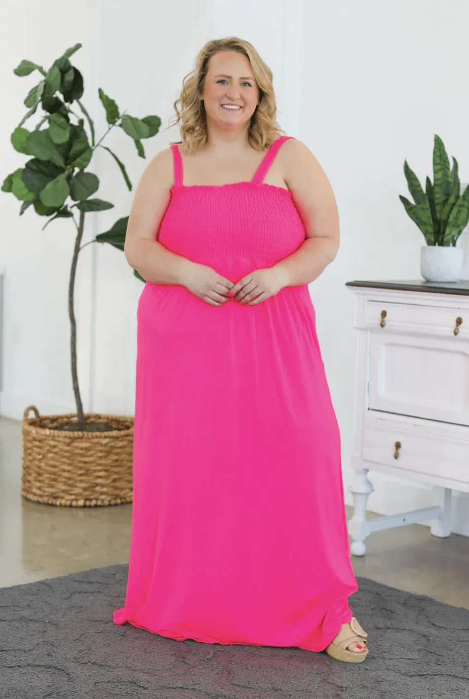 SALE- Meet Me In Savannah Smocked Maxi (4 colors)