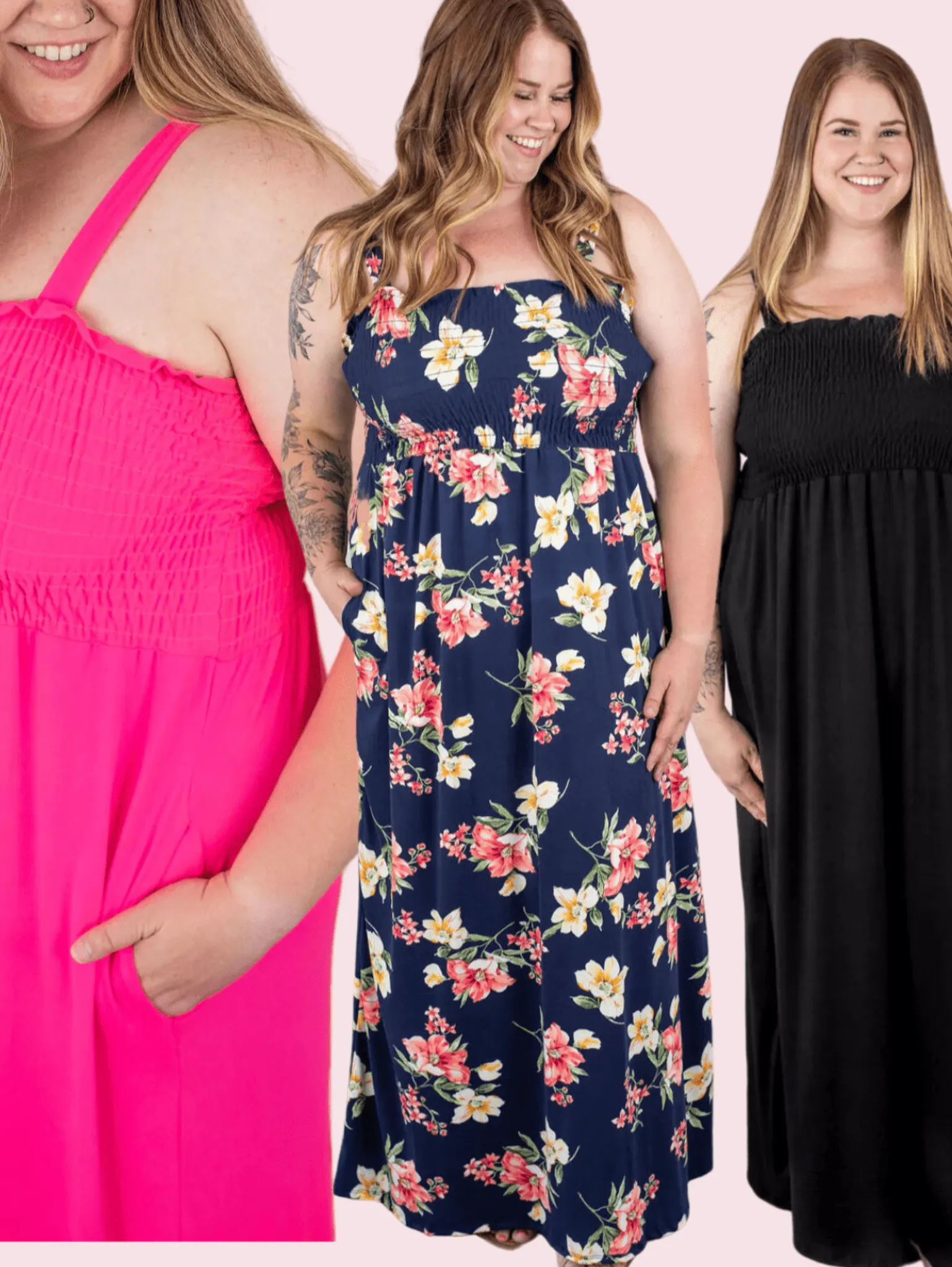 SALE- Meet Me In Savannah Smocked Maxi (4 colors)