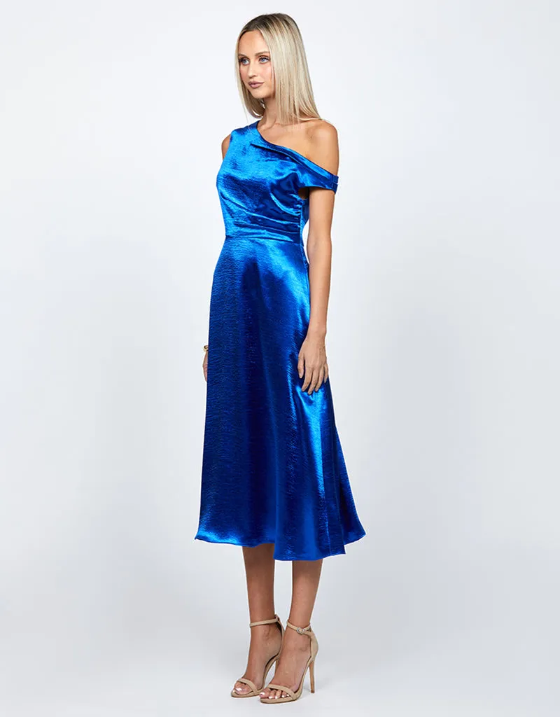 SERRA ONE SHOULDER A LINE MIDI B72D35S