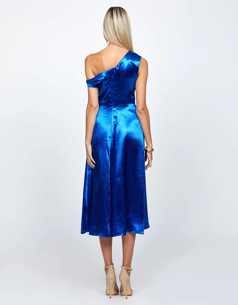 SERRA ONE SHOULDER A LINE MIDI B72D35S