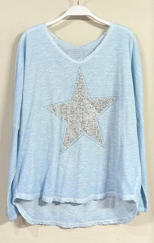 Shinning Star Long Sleeve Tee