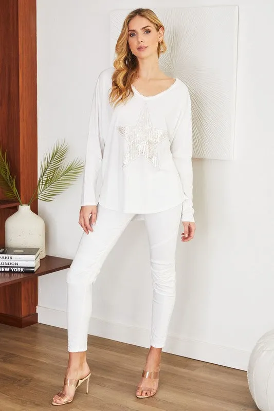 Shinning Star Long Sleeve Tee