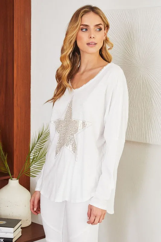 Shinning Star Long Sleeve Tee