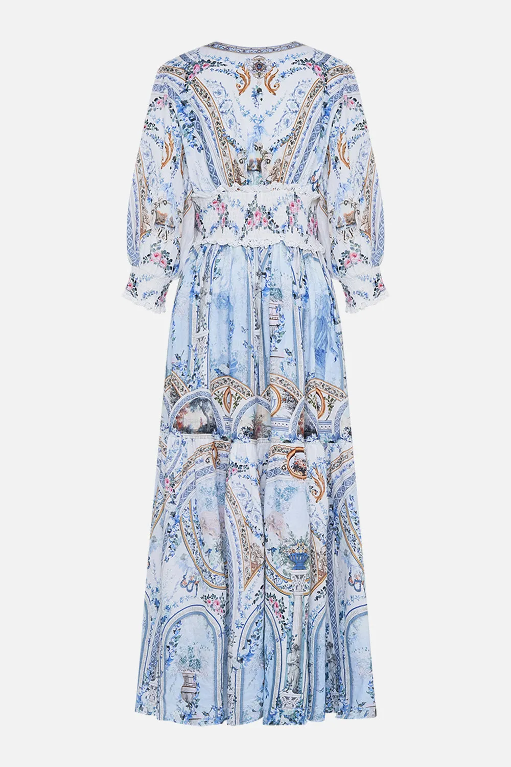 SHIRRED WAISTBAND LONG DRESS SEASON OF THE SIREN