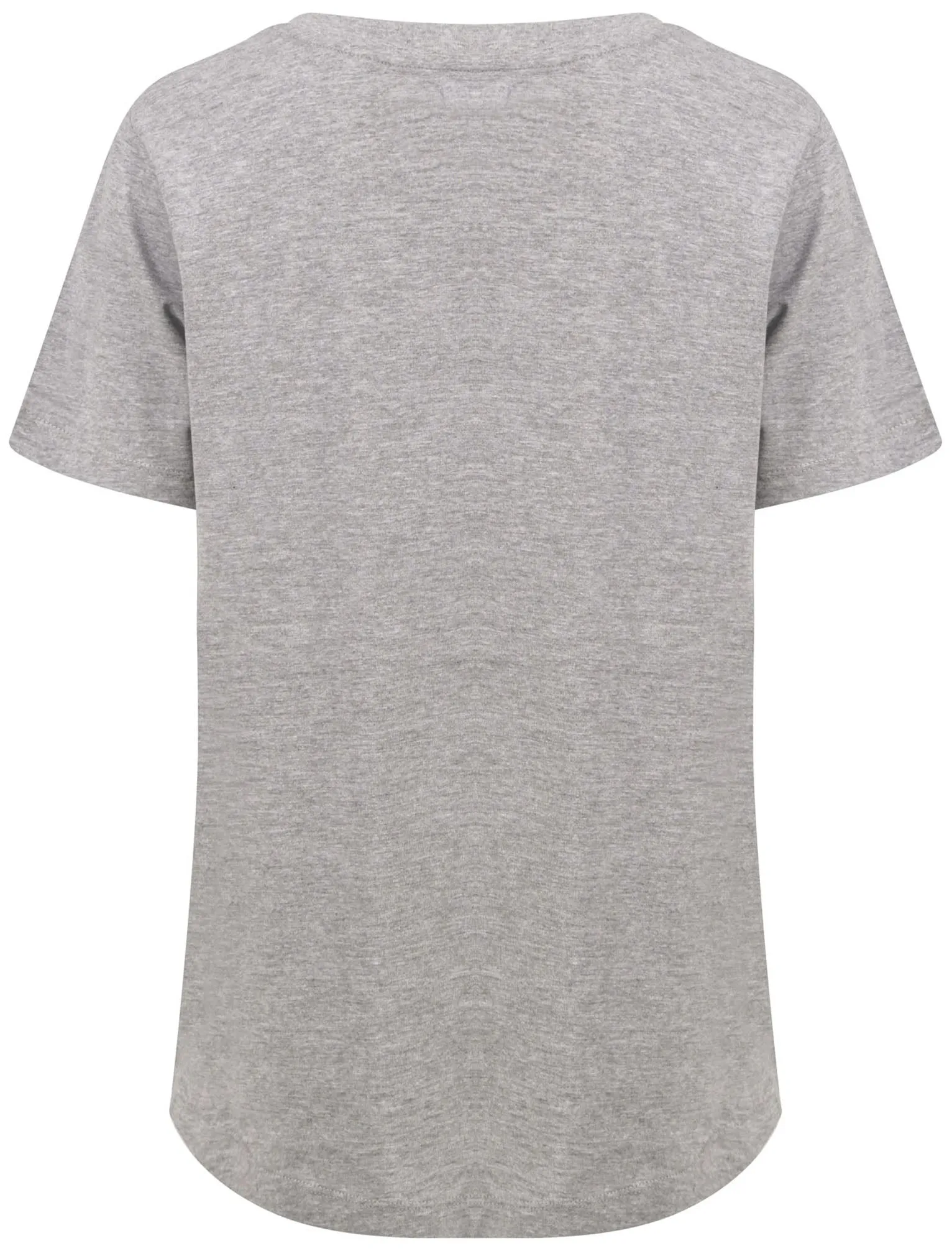 Soho / NYC Motif Studded Cotton T-Shirt in Light Grey Marl - Weekend Vibes
