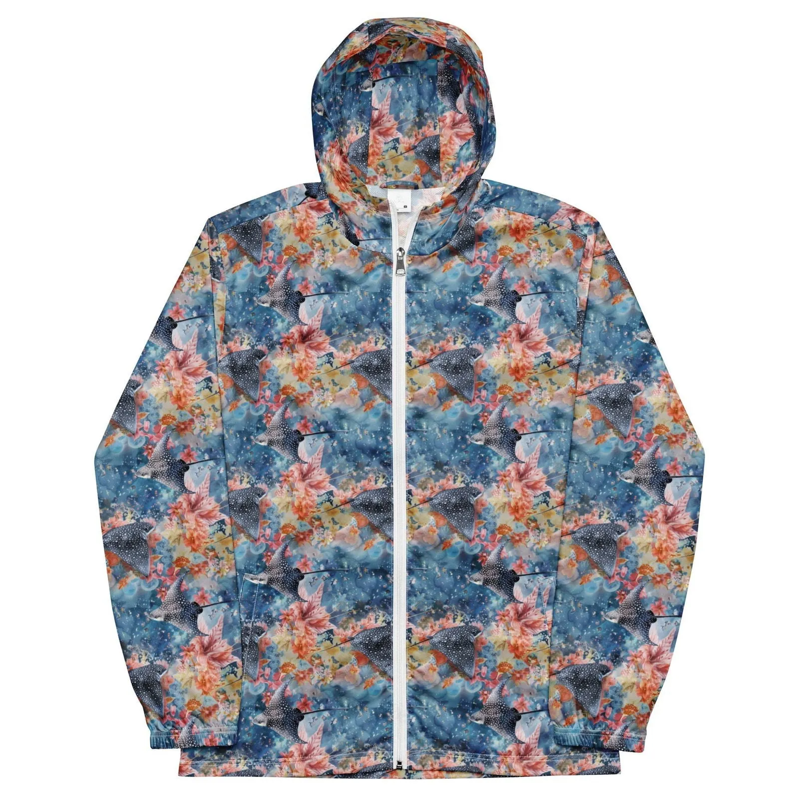 Spotted Eagle Ray Men’s windbreaker