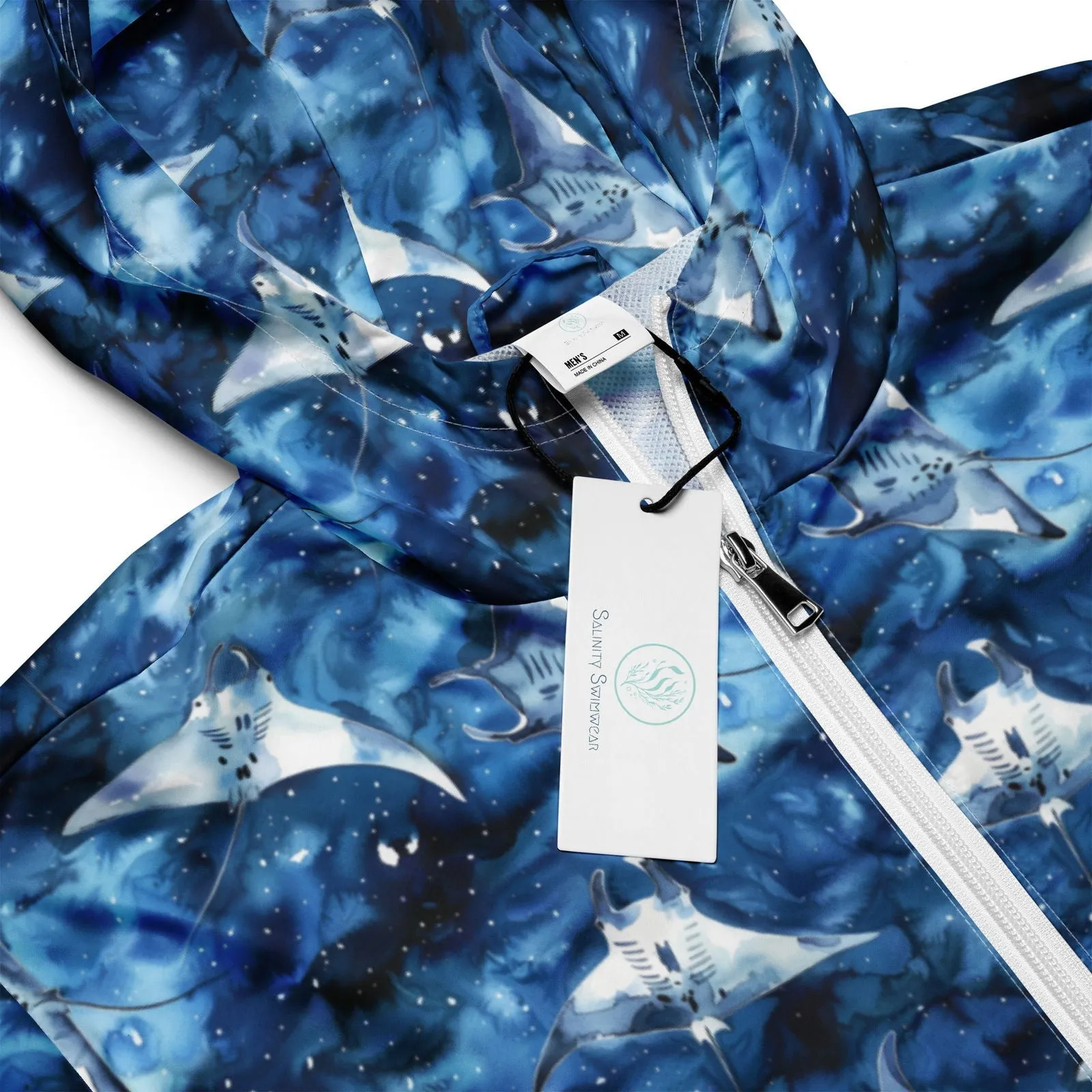 Starry Manta Ray Dance Men’s windbreaker