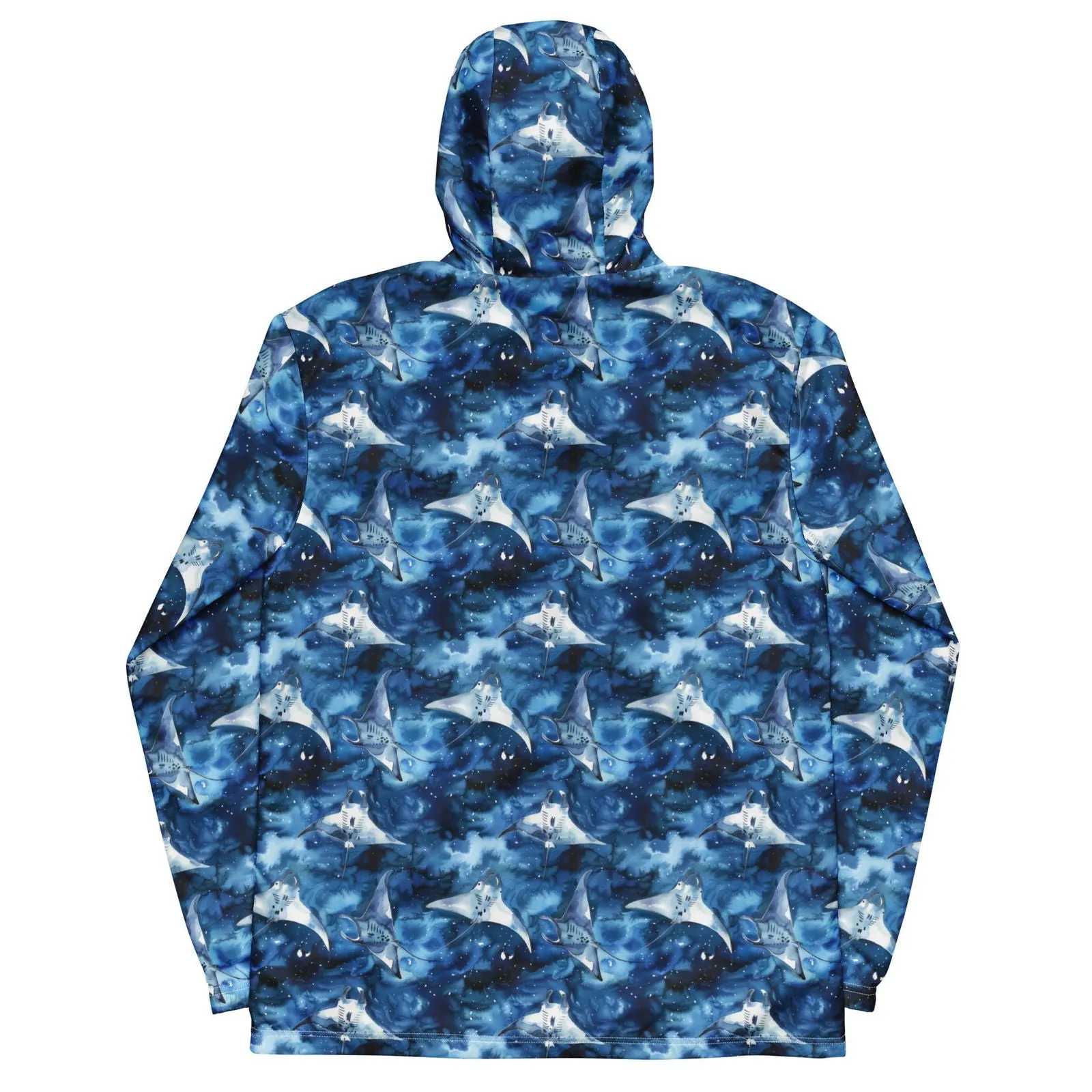 Starry Manta Ray Dance Men’s windbreaker