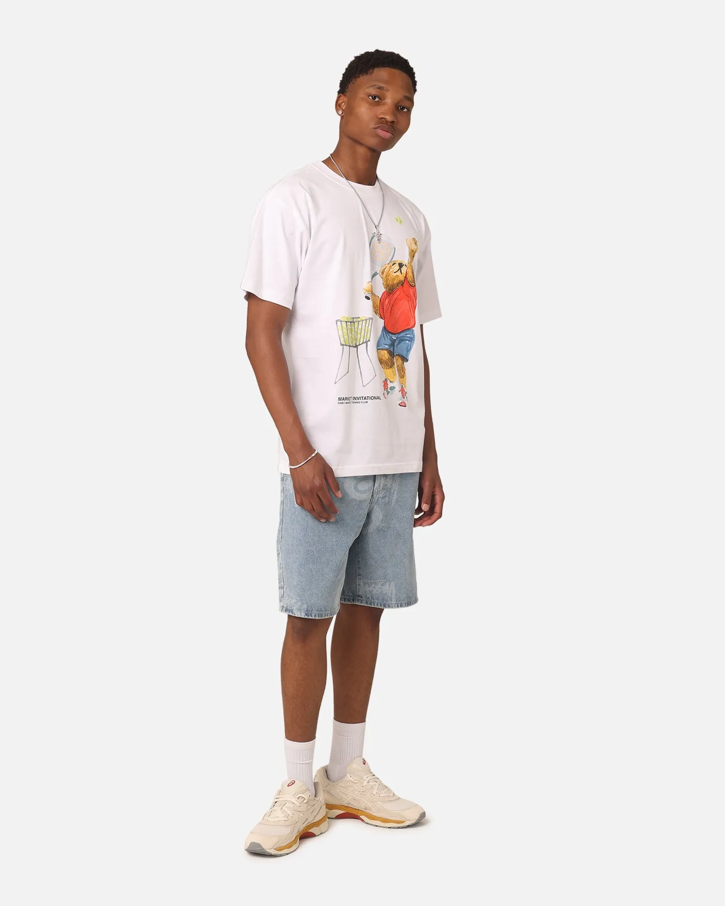 Stüssy Stock 8 Ball Shorts Light Denim