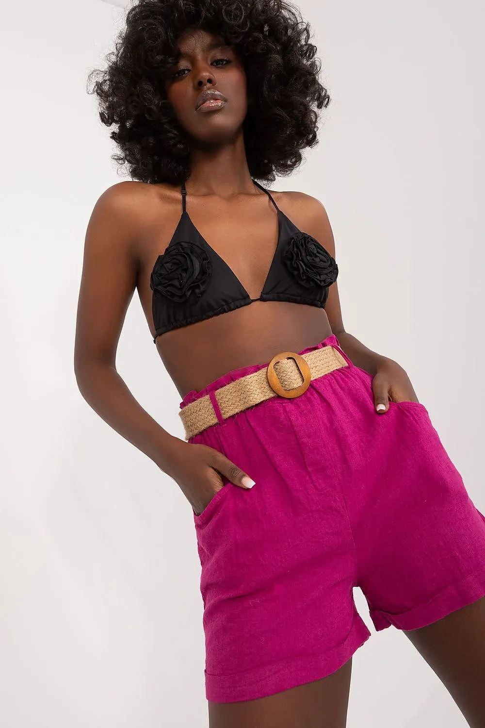 Summer Day Breezy Linen Comfort Shorts