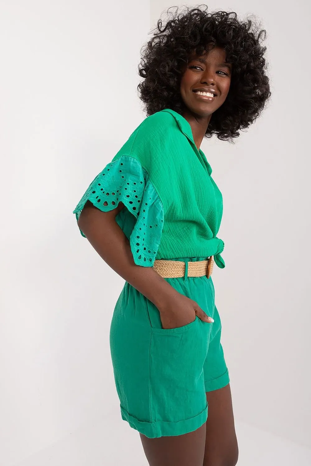 Summer Day Breezy Linen Comfort Shorts