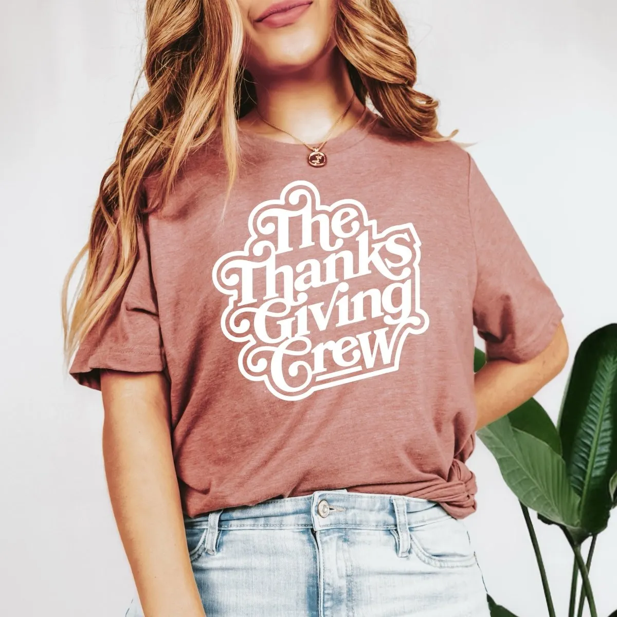 Thanksgiving Crew Wholesale Bella Graphic Tee - Fast Shipping