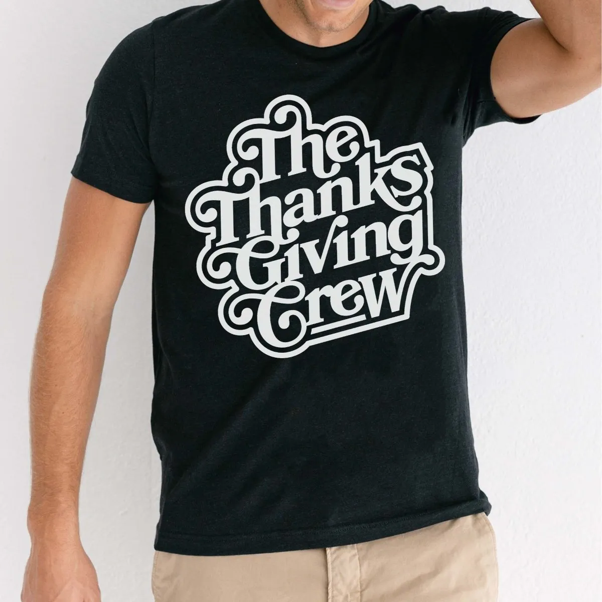 Thanksgiving Crew Wholesale Bella Graphic Tee - Fast Shipping