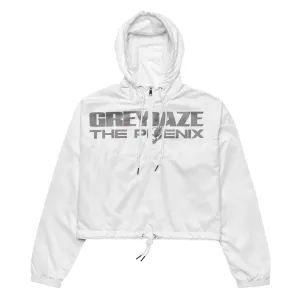 The Phoenix Wording  Grey Daze Women’s cropped windbreaker